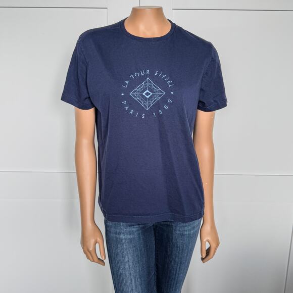 La Tour Eiffel, Navy Blue Sig. Collect. Aerial View of Eiffel Tower, Paris - M - Picture 2 of 7